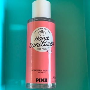 VS PINK wild peach hand sanitizer